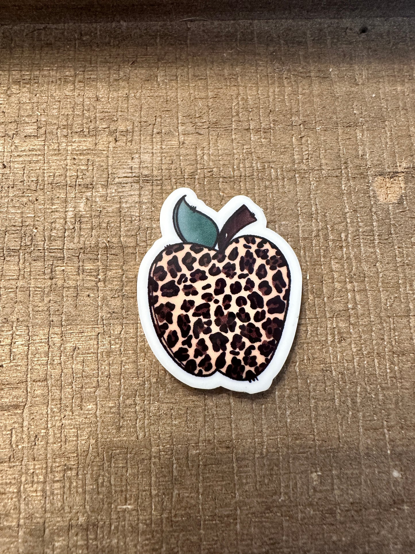 Leopard Apple - Resin Planar Flatback Acrylic Embellishment