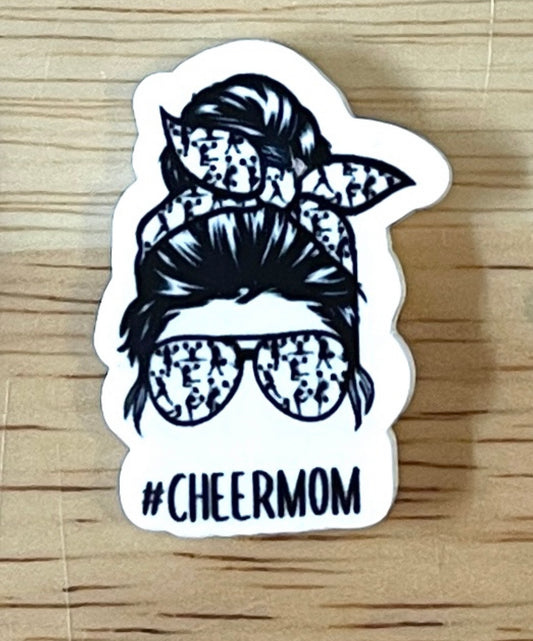 #CheerMom - Resin Planar Flatback Acrylic Embellishment