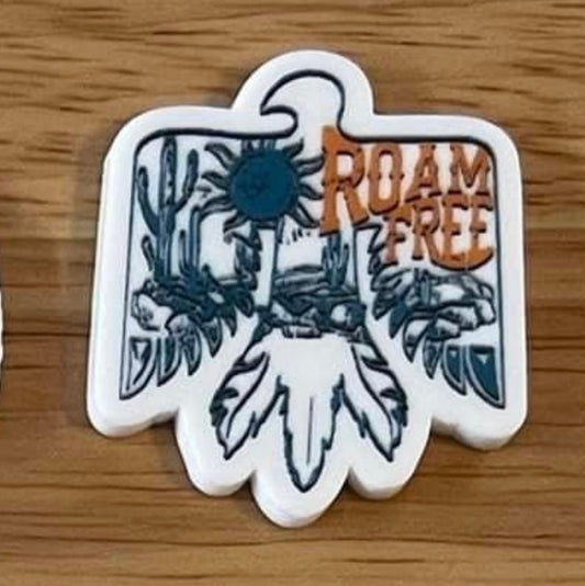 Roam Free Eagle - Planar Resin Flatback Acrylic Embellishment