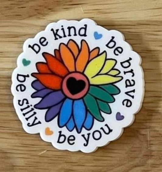 Be You Flower - Planar Resin Flatback Acrylic Embellishment