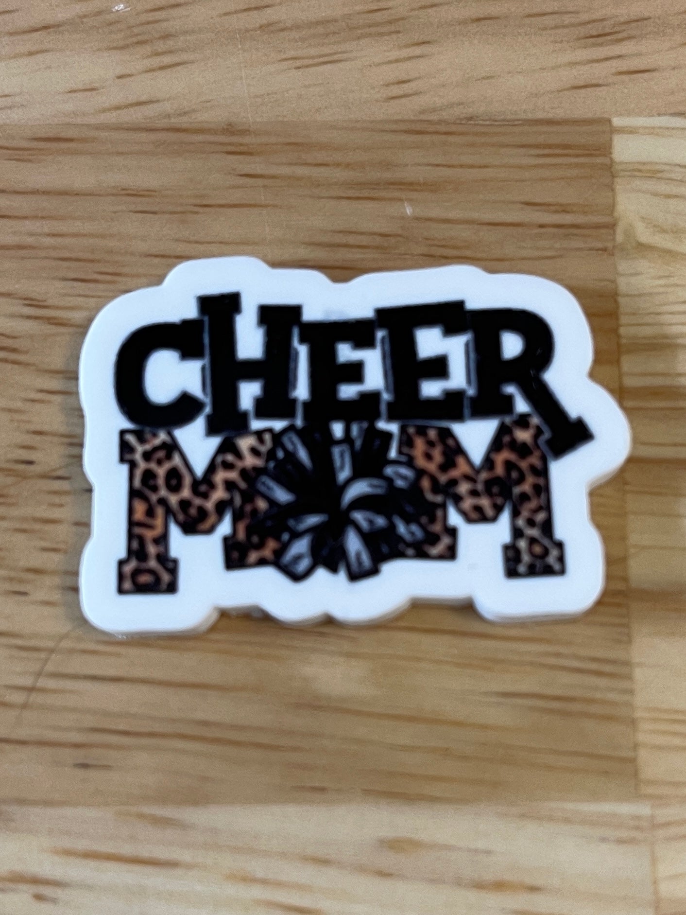 Cheer Mom - Resin Planar Flatback Acrylic Embellishment