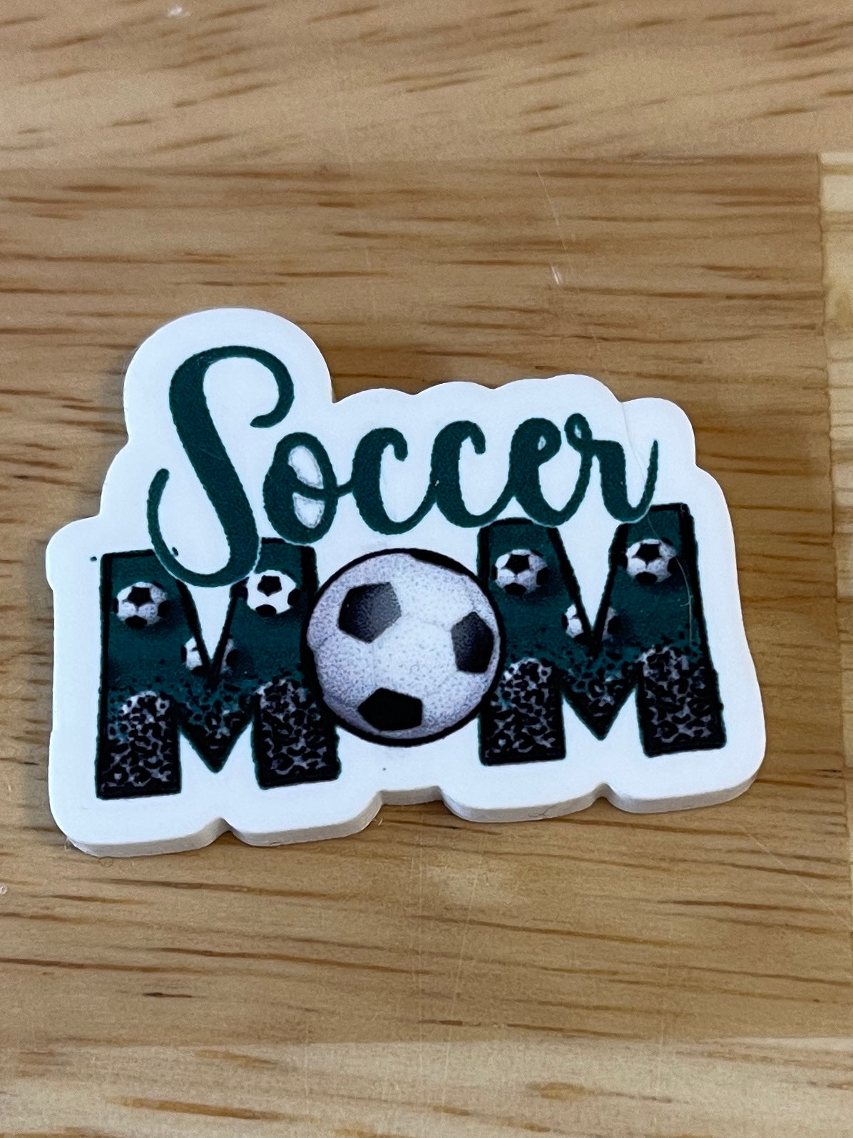 Soccer Mom - Resin Planar Flatback Acrylic Embellishment