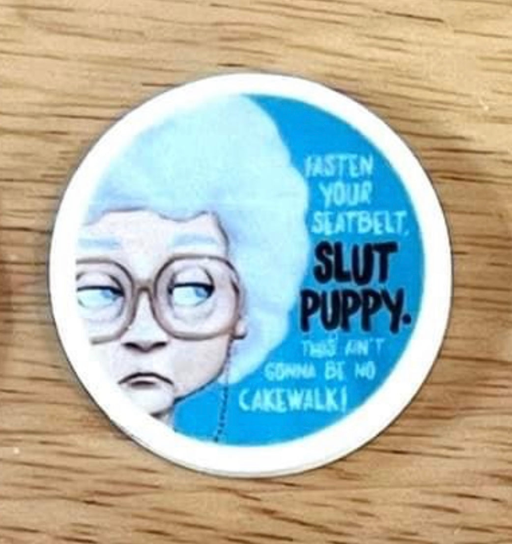 Slut Puppy - I Resin Planar Flatback Acrylic Embellishment