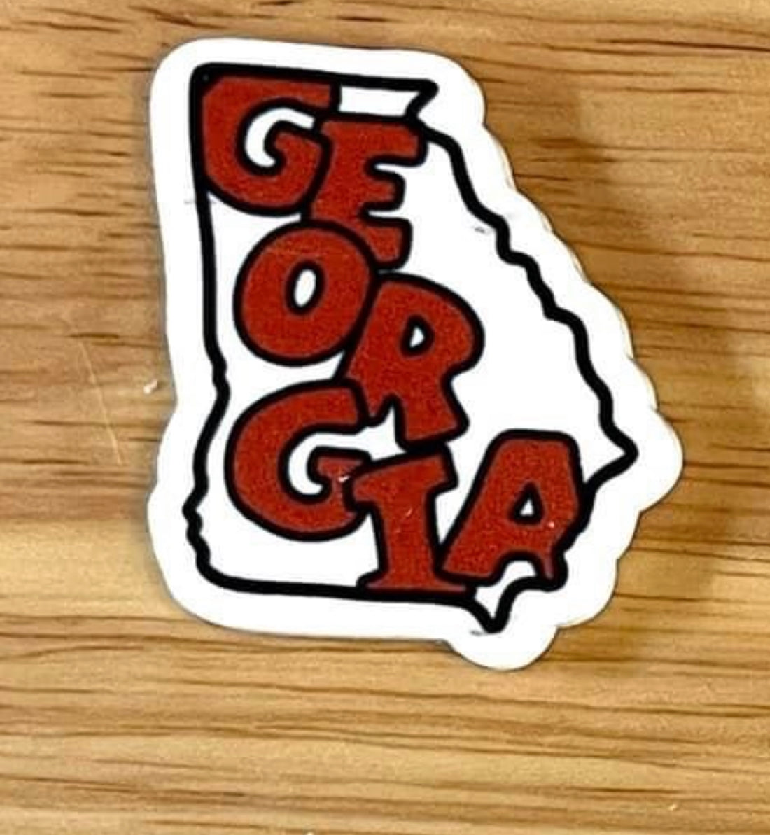 Georgia Bubble Letter - I Resin Planar Flatback Acrylic Embellishment