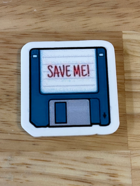 Save Me - Resin Planar Flatback Acrylic Embellishment