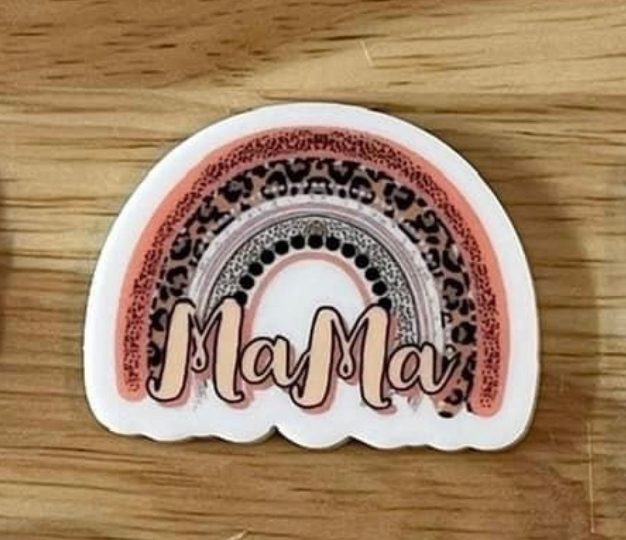 Rainbow Mama - Resin Planar Flatback Acrylic Embellishment