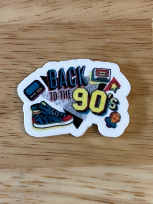 Back to The 90's - Resin Planar Flatback Acrylic Embellishment