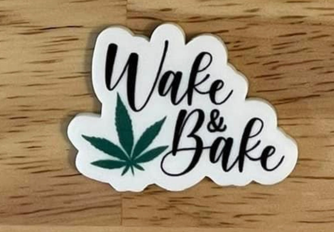 Wake & Bake - Resin Planar Flatback Acrylic Embellishment