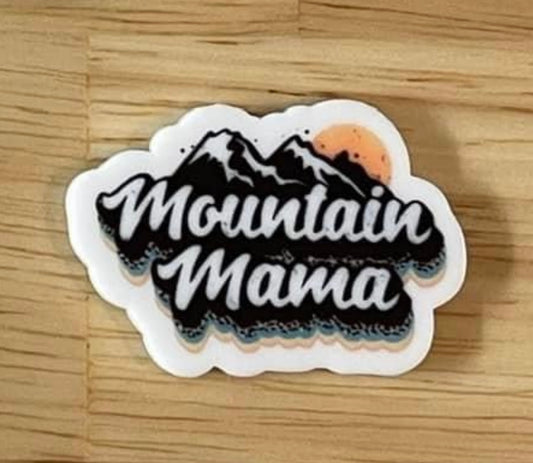 Mountain Mama - Resin Planar Flatback Acrylic Embellishment