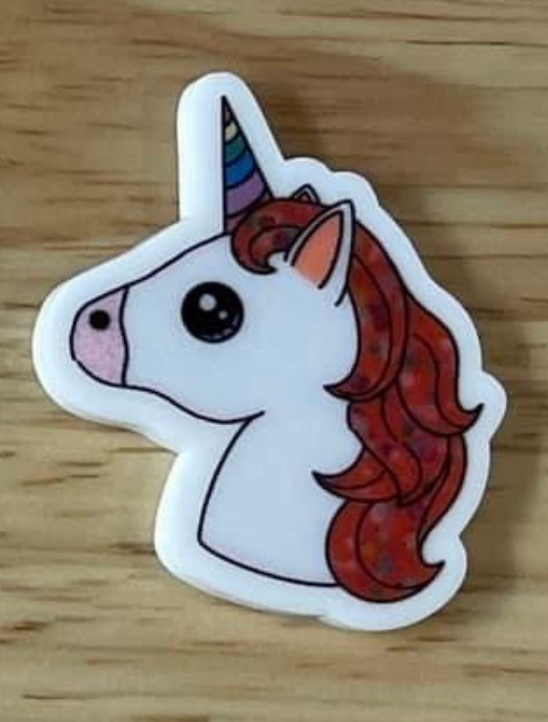 Unicorn - Resin Planar Flatback Acrylic Embellishment