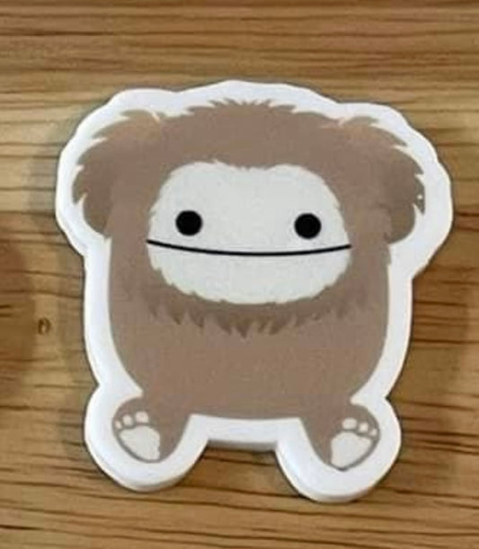 Stuffed Bigfoot - Planar Resin Flatback Acrylic Embellishment