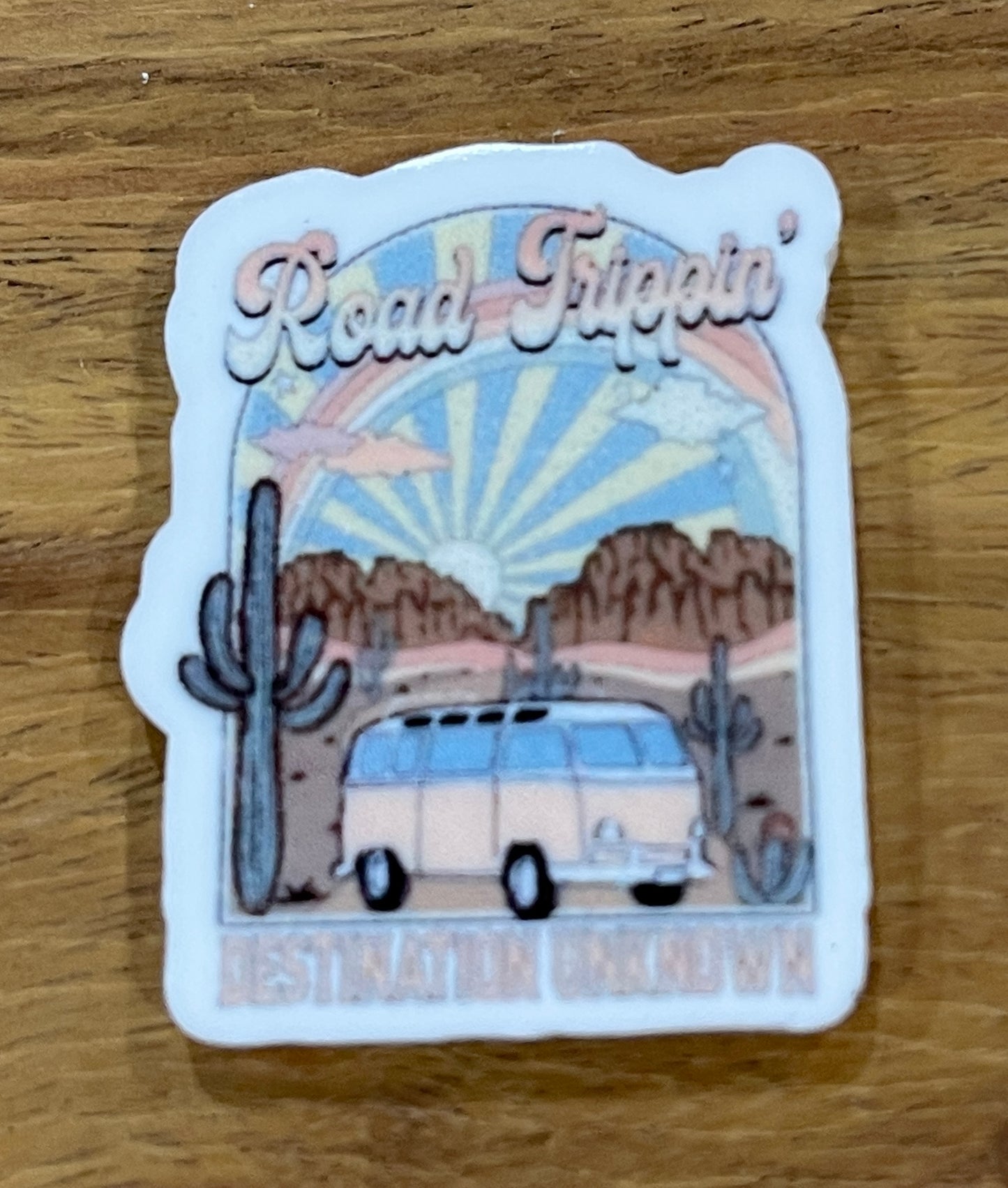 Road Tripping - Resin Planar Flatback Acrylic Embellishment