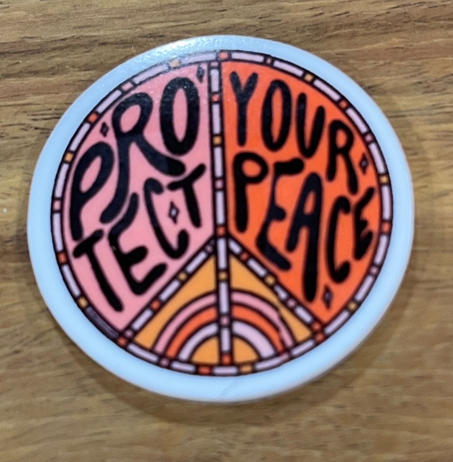 Protect Your Peace - Resin Planar Flatback Acrylic Embellishment