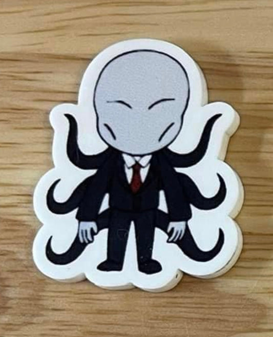 Slender man - Resin Planar Flatback Acrylic Embellishment