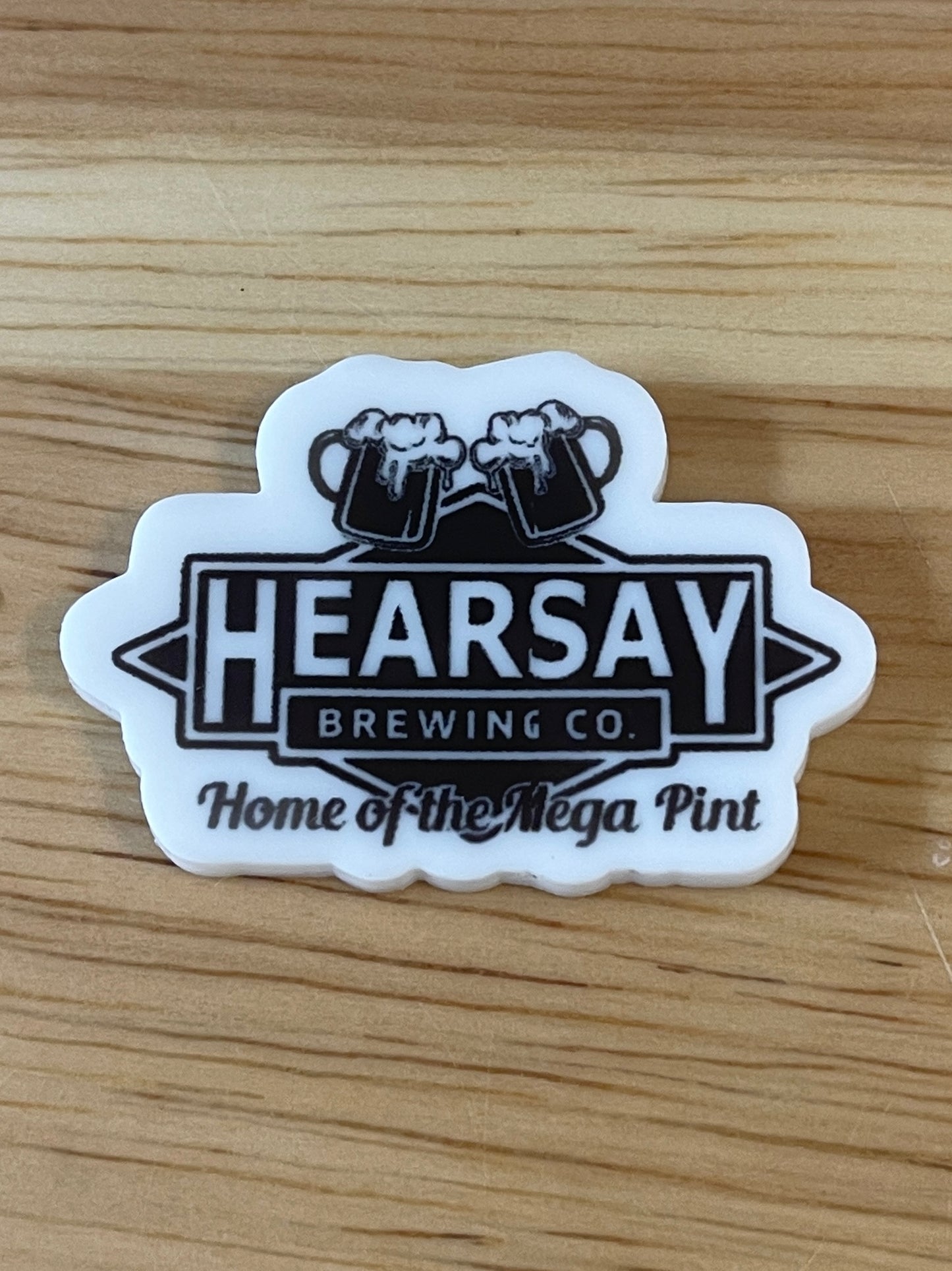 Hearsay Brewing Co  - Resin Planar Flatback Acrylic Embellishment