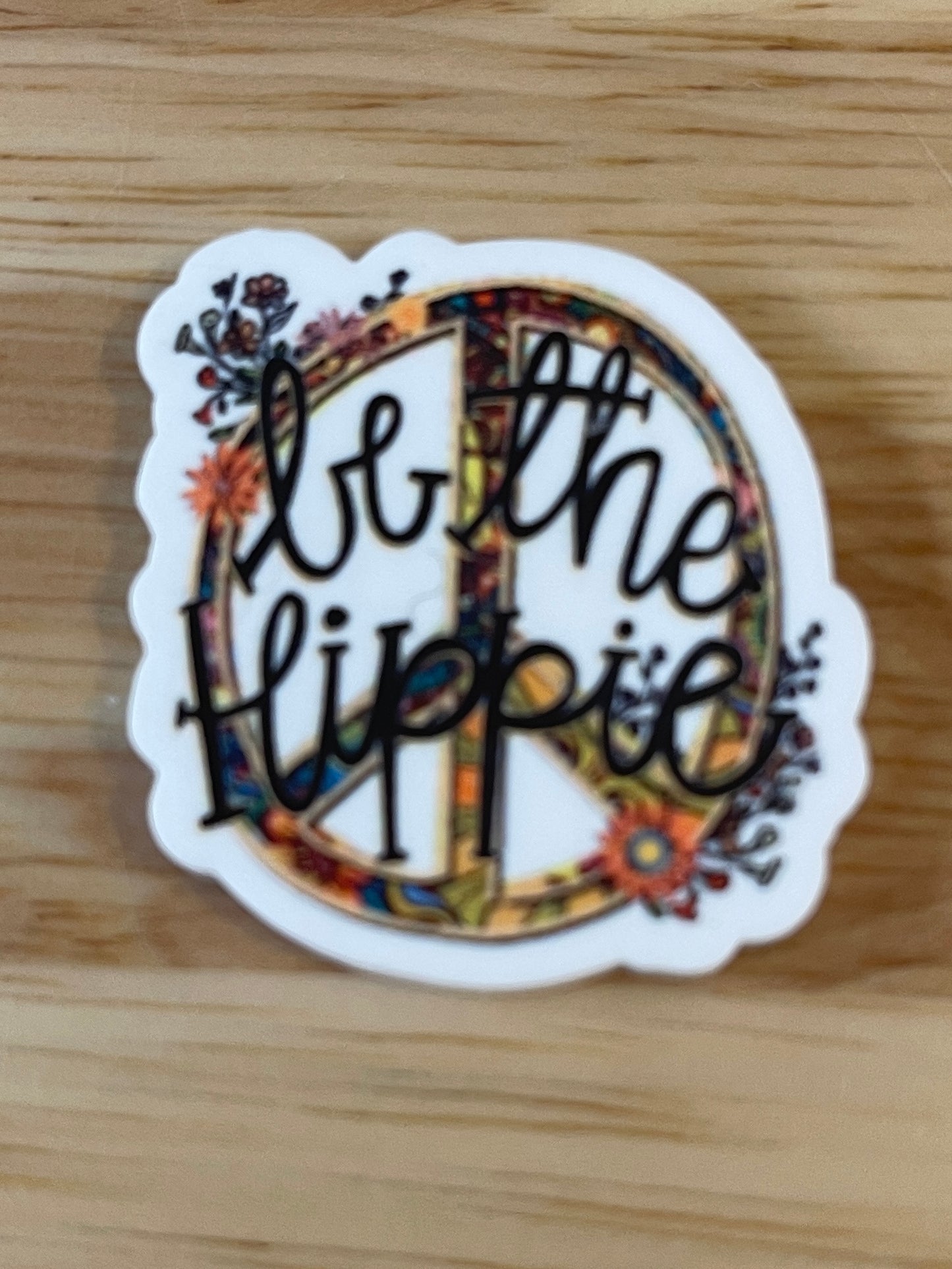 Be the Hippie - Resin Planar Flatback Acrylic Embellishment