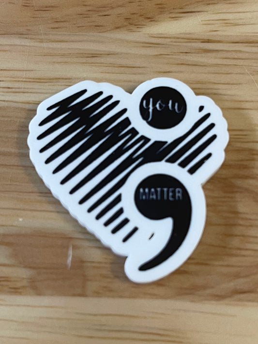 You Matter - Resin Planar Flatback Acrylic Embellishment