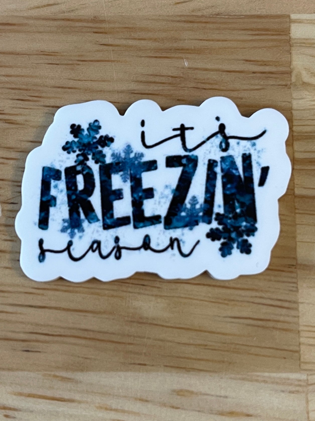 Its Freezin' Season - Resin Planar Flatback Acrylic Embellishment