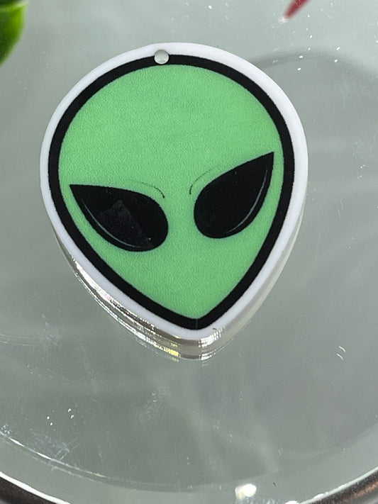 Alien - Planar Resin Flatback Acrylic Embellishment