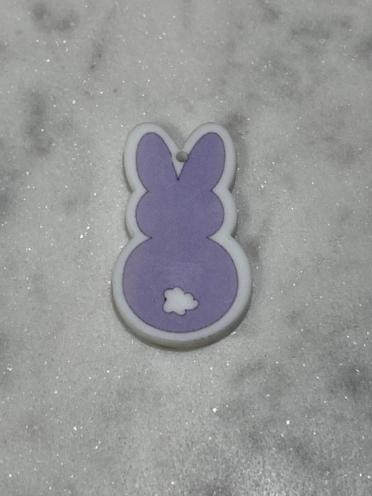 Purple bunny butt - Resin Planar Flatback Acrylic Embellishment