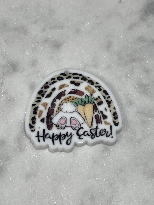 Happy Easter - Resin Planar Flatback Acrylic Embellishment